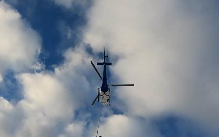 OBVESTILO O HELIKOPTERSKIH PREVOZIH ZA MONTAŽO GAZEXA1